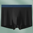 thumbnail image 1 of Dxzfnsa Mens Bikini Briefs Soft Breathable Bulge Pouch Underwear Micro Mesh Panties Scrunch Butt Underpants Bamboo Underwear Men,Black-4XL, 1 of 3