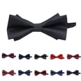 thumbnail image 1 of Dxzfnsa Mens Bowties Pre-tied Shape Clip on Bowtie Solid Men Formal Wear for kids, baby boys, toddler any age bow ties Gift for Men, 1 of 6