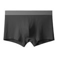 thumbnail image 1 of Dxzfnsa Mens Boxer Briefs - Classic Mens Underwear Boxer Briefs with Functional Fly - Soft Cotton Boxers for Men Boxer Briefs for Men,Dark Gray-4XL, 1 of 2