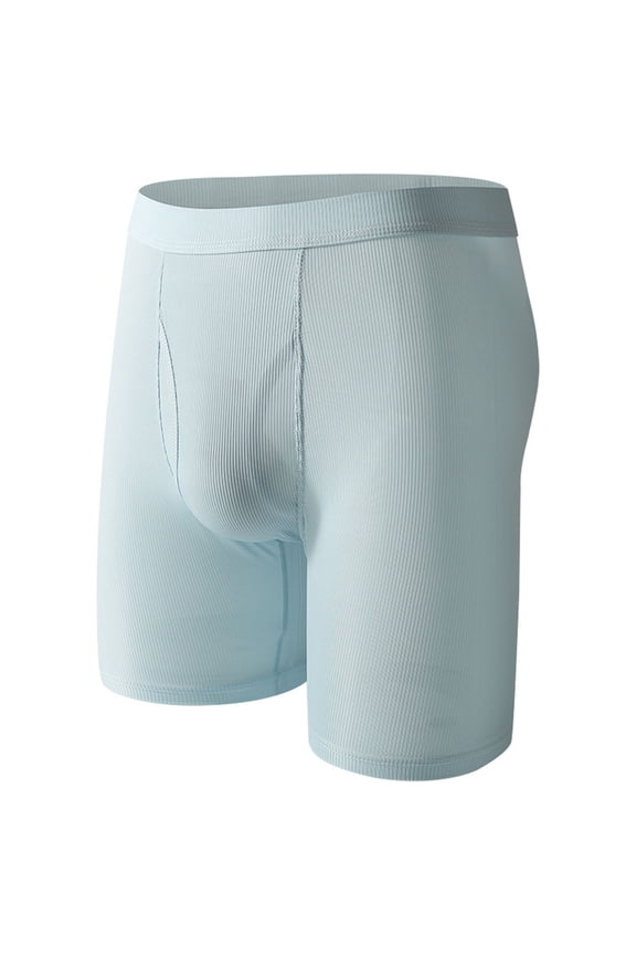 Mens Boxer Briefs - Soft Performance Mens Boxers with Functional Fly Pouch - Moisture Wicking Underwear for Men Men's Boxer Briefs X-2XL