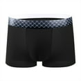 thumbnail image 1 of Dxzfnsa Mens Boxer Briefs - Stretch Performance Moisture Wicking Mens Underwear Boxers with Contour Pouch Cotton Underwear,Black-L, 1 of 9