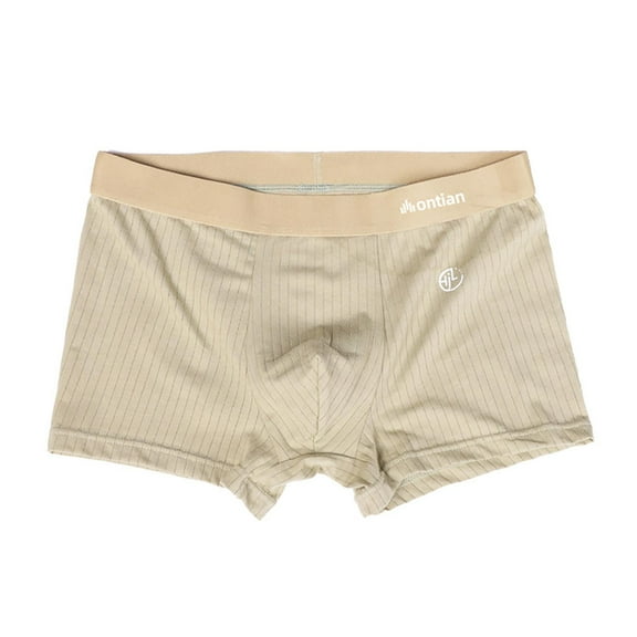 Dxzfnsa Mens Boxer Shorts - Woven Cotton Boxers for Men with Functional Fly - Lightweight Mens Underwear Boxers Mens Underwear Briefs,Green-L