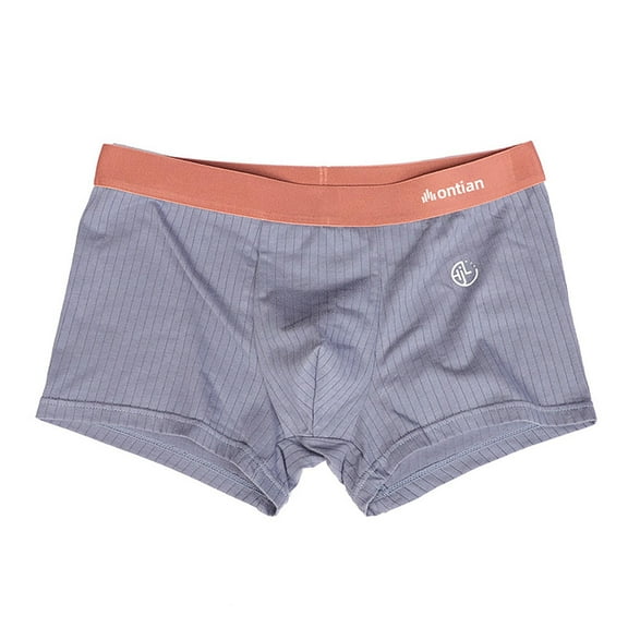 Dxzfnsa Mens Boxer Shorts - Woven Cotton Boxers for Men with Functional Fly - Lightweight Mens Underwear Boxers Pair of Thieves Boxer Briefs,Blue-L