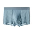 thumbnail image 1 of Dxzfnsa Mens Boxers Premium 100% Cotton Soft Loose Pajama Plaid Sleep Shorts Male Short Leg Funny Boxers Small Medium Large Cotton Underwear,Light Blue-3XL, 1 of 5