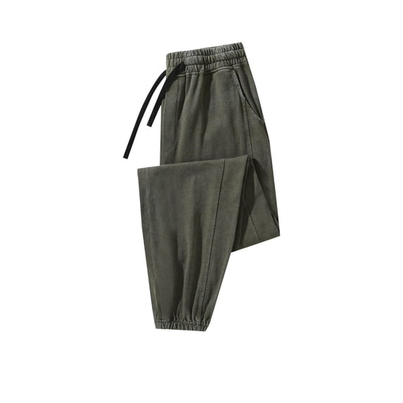 Dxzfnsa Mens Cargo Work Pants Durable Ripstop Tactical Pants with Pockets Outdoor Water Resistant Hiking Woking Construction Pants Cargo Pants for Men(Army Green-L)
