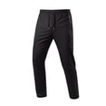 thumbnail image 1 of Dxzfnsa Mens Cotton Pants Elastic Waist Drawstring Casual Beach Linen Pants Lightweight Loose Fit Yoga Trousers men's pants(Black,XL), 1 of 4