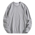 thumbnail image 1 of Dxzfnsa Mens Henley Shirts Crew Neck Midweight Tees Comfort Basic Casual Tee Shirts Fall Big and Tall Shirt Long Sleeve Gym Workout Blouse M-5XL, 1 of 9