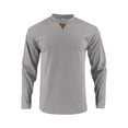 thumbnail image 1 of Dxzfnsa Mens Long Sleeve Shirts Crew Neck Fleece Thermal Undershirts Midweight Sweatshirts Soft Base Layer Pullover Tee Tops Men's Casual Fashion Solid Color Long Sleeved Round-Neck Blouses/Shirts, 1 of 5