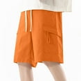 thumbnail image 1 of Dxzfnsa Mens Stretch Casual Lightweight Water Resistant Quick Dry Cargo Fishing Hiking Shorts M-5XL, 1 of 6