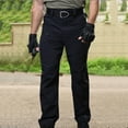 thumbnail image 1 of Dxzfnsa Mens Tactical Pants Ripstop Cargo Work Pants with Pockets Water Resistant Breathable Hiking Construction Pants Mens Pants(Black-L), 1 of 5