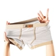 thumbnail image 1 of Dxzfnsa Mens Underwear Breathable Boxer Briefs Bamboo Rayon Boxers for Men Soft Stretchy Men's Underwear with Fly Men's Boxer Briefs M-3XL, 1 of 6