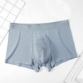 thumbnail image 1 of Dxzfnsa Mens Underwear Cotton Boxer Briefs Soft Comfort Boxers Moisture-Wicking Breathable Underwear for Men Men's Clothing,Gray-L, 1 of 3