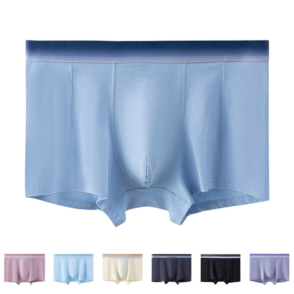 Dxzfnsa Mens Underwear Cotton Boxer Briefs Soft Comfort Boxers Moisture-Wicking Breathable Underwear for Men Mens Boxer Briefs L-4XL