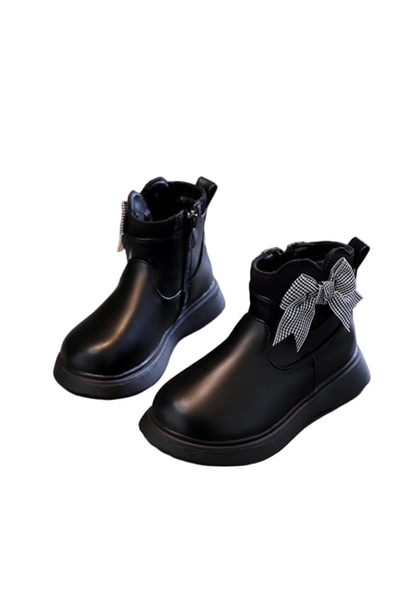 Toddler Girls Boots Kids Fashion Spring Fall Short Ankle Booties Comfort Lace Up Girl Flats Dress Shoes Booties for Women
