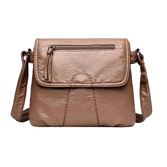 Dxzfnsa Trending Crossbody Bag For Women Zipper Crossbody Bag With Wide Shoulder Strap Phone Wallet, Shoulder Purse, Multiple Zipper Pockets.