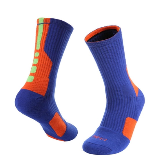 Dxzfnsa Unisex Cushioned Crew Training Athletic Socks Men & Women with Combed Cotton Moisture Wicking Breathable Performance