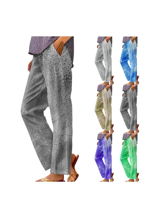Wide Leg Pants Woman Yoga Pants with Pockets Stretch Loose Casual Lounge Sweatpants Petite/Regular/Tall L-4XL