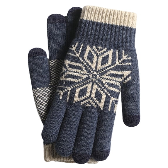 Dxzfnsa Winter Velvet Thickened Warm Gloves Women's Gloves Outdoor Cold Proof Gloves Gift for Women Men
