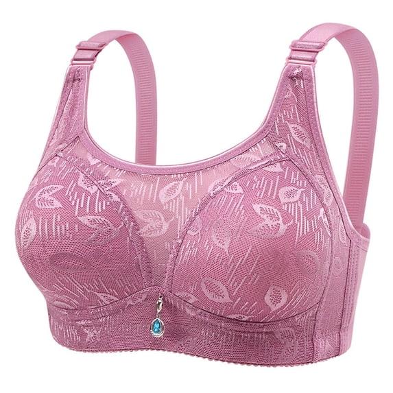 Dxzfnsa Woman's Lace Thin Style Ventilate Large Size Bra Without Steel Rim