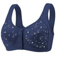 thumbnail image 1 of Dxzfnsa Woman's Printing Thin Style Ventilate Large Size Bra Without Steel Rim, 1 of 2