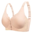 thumbnail image 1 of Dxzfnsa Woman's Solid Color Thin Style Ventilate Large Size Bra Without Steel Rim, 1 of 7