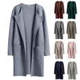 thumbnail image 1 of Dxzfnsa Women Casual Pockets Printed Long Sleeve Jacket Plaid Coat Fall Outfits for Women 2025 S-2XL, 1 of 6