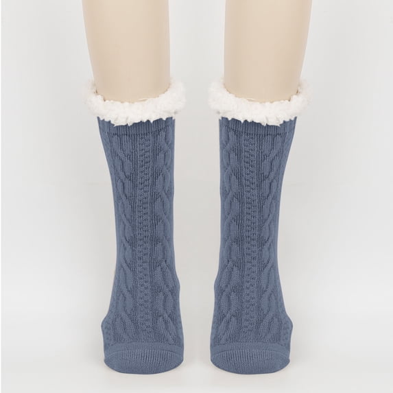 Dxzfnsa Women Slipper Fuzzy Socks Women's Warm Winter Soft Thick Socks Fleece Comfortable Home Socks