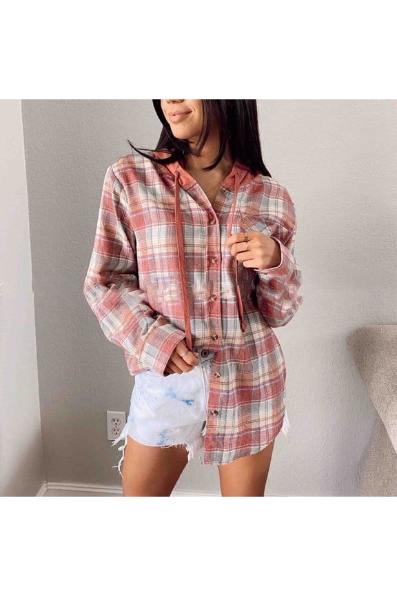 Women's Cozy Fleece Jacket Western Aztec Print Snap Button Down Coat with Pockets Casual Warm Outwear 2025 Fall Clothes for Women,Red-3XL