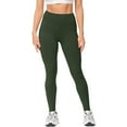 thumbnail image 1 of Dxzfnsa Women's Joggers with Pockets - High Waist Workout Yoga Tapered Athletic Leggings (Available in Plus) Ropa Deportiva Para Mujer,Army Green-M, 1 of 3