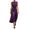 thumbnail image 1 of Dxzfnsa Women's Maxi Dress Summer Wedding Guest 2026 Spring A Line Long Tank Flowy Modest Sleeveless Cocktail Dresses S-2XL, 1 of 6
