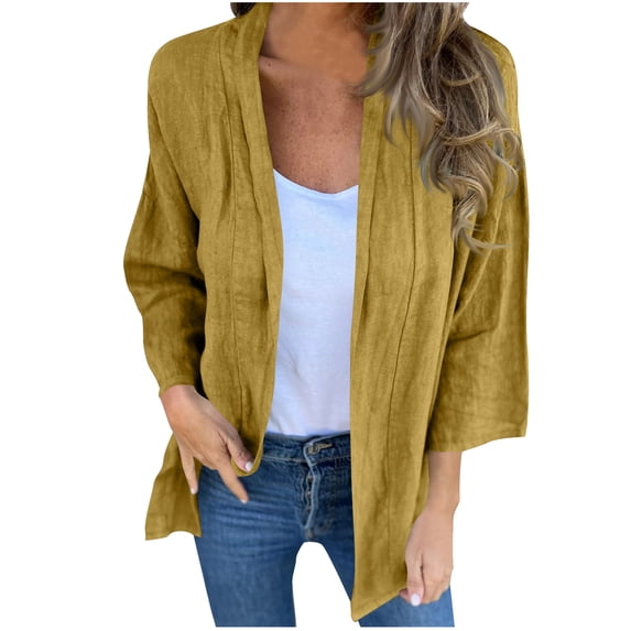 Dxzfnsa Women's Oversized Button Cardigan Sweaters 2025 Fall Open Front Lightweight Cardigans V Neck Loose Knit Outwear Cardigan Sweaters for Women S-2XL