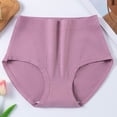 thumbnail image 1 of Dxzfnsa Women's Seamless Underwear High Waisted Tummy Control No Show Panties Full Coverage Stretch Briefs panties for women, 1 of 6