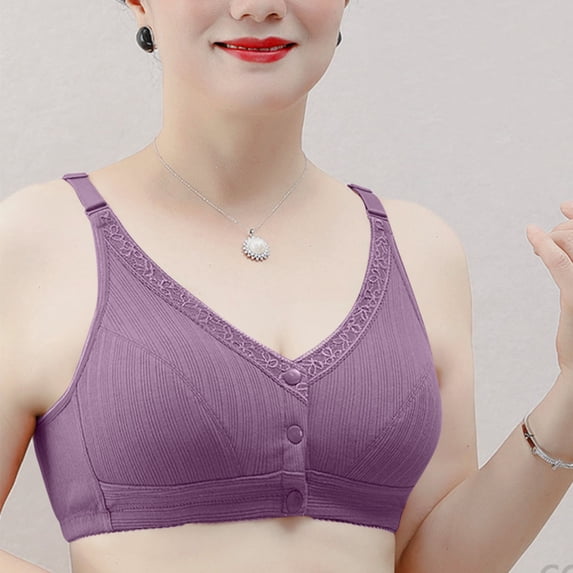 Dxzfnsa Women's Solid Color Backless Sexy Seamless Push-Up U-Shaped Beautiful Back Underwear Everyday Bras