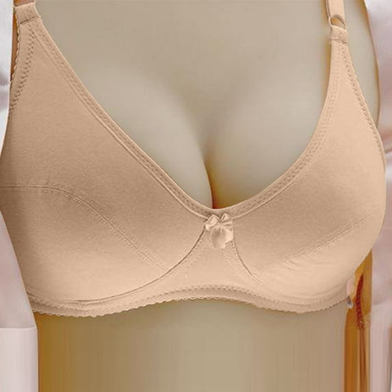 Dxzfnsa Women's Solid Color Backless Sexy Seamless Push-Up U-Shaped Beautiful Back Underwear Everyday Bras