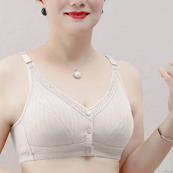 Dxzfnsa Women's Solid Color Backless Sexy Seamless Push-Up U-Shaped Beautiful Back Underwear Everyday Bras