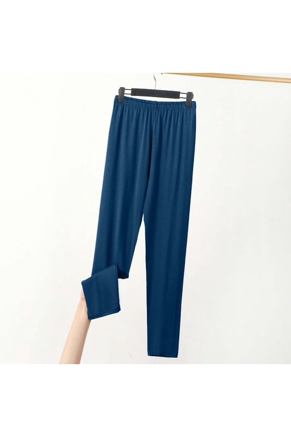 Women's Thin Pants Womens Comfortable High Waisted Leggings Soft Solid Color Elastic Lounge Yoga Trousers Summer Leggings