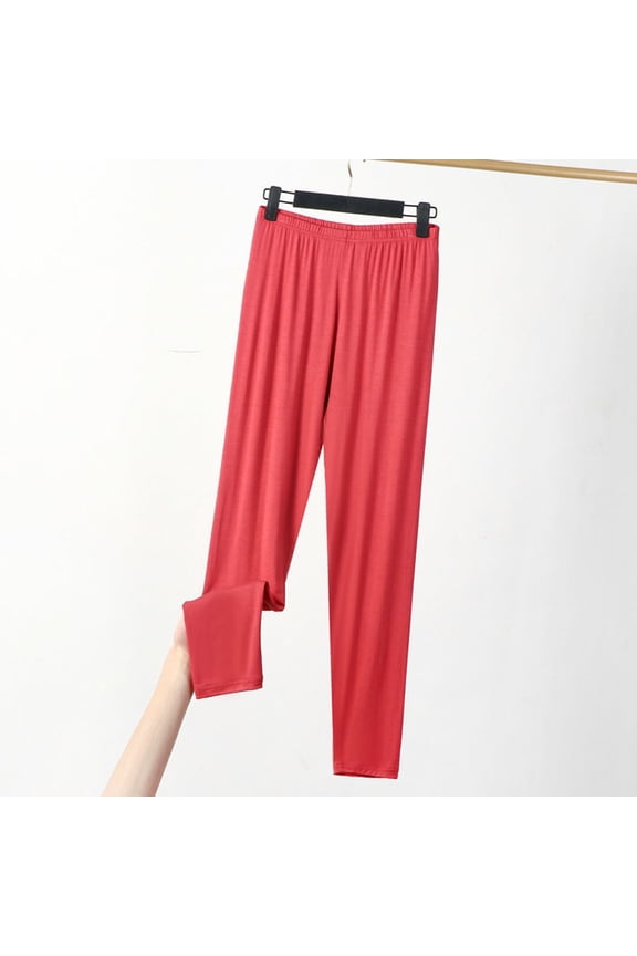 Women's Thin Pants Womens Comfortable High Waisted Leggings Soft Solid Color Elastic Lounge Yoga Trousers Summer Leggings
