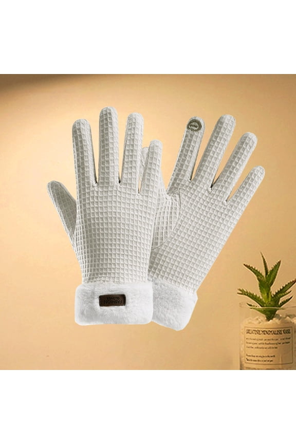 Women's Winter Gloves for Cold Weather Thermal Knit Elastic Soft Touch Screen Glove for Running Driving Hiking Gift for Women Christmas Gifts