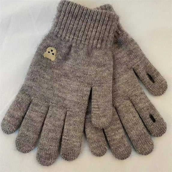 Dxzfnsa Women's Winter Gloves for Cold Weather Thermal Knit Elastic Soft Touch Screen Glove for Running Driving Hiking Gift for Women Christmas Gifts