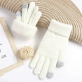 thumbnail image 1 of Dxzfnsa Women's Winter Gloves for Cold Weather Thermal Knit Elastic Soft Touch Screen Glove for Running Driving Hiking Gift for Women Christmas Gifts, 1 of 3