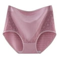thumbnail image 1 of Dxzfnsa Womens Cotton Underwear High Waist Full Coverage Briefs Soft Breathable Postpartum Panties Stretch Underpants tummy control underwear for women, 1 of 3