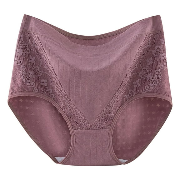 Dxzfnsa Womens Cotton Underwear High Waist Full Coverage Briefs Soft Breathable Postpartum Panties Stretch Underpants womens underwear cotton