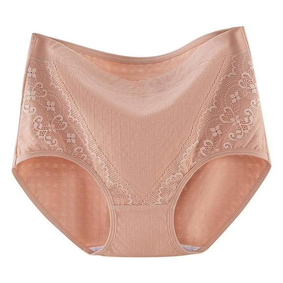 Dxzfnsa Womens Cotton Underwear High Waist Full Coverage Briefs Soft Breathable Postpartum Panties Stretch Underpants womens underwear