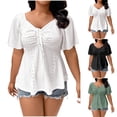 thumbnail image 1 of Dxzfnsa Womens Oversized Summer T Shirts Plus Size Batwing Cute Casual Tops Short Sleeves Lightweight Workout Clothes, 1 of 7