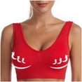 thumbnail image 1 of Dxzfnsa Womens Plus Size Bras Women's Casual Solid Color Comfy Seamless Pullover Bras One-piece Soft Breathable Wireless Everyday Bralettes, 1 of 6