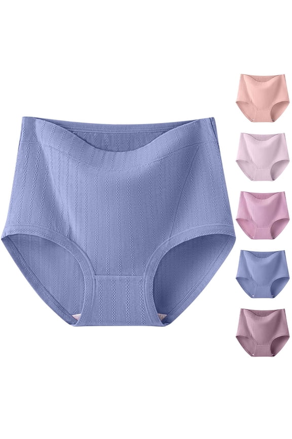Womens Underwear Cotton Bikini Panties High Cut Lace Panty Stretch Hipster Underpants Ladies Briefs Cotton Underwear for Women M-3XL