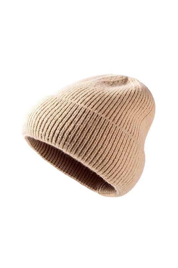 Wool Fisherman Short Beanie Hats Skull Cap for Men, Mens Thick Skater Streetwear Fishermans Beanie Daily Hat Gift for Men & Women