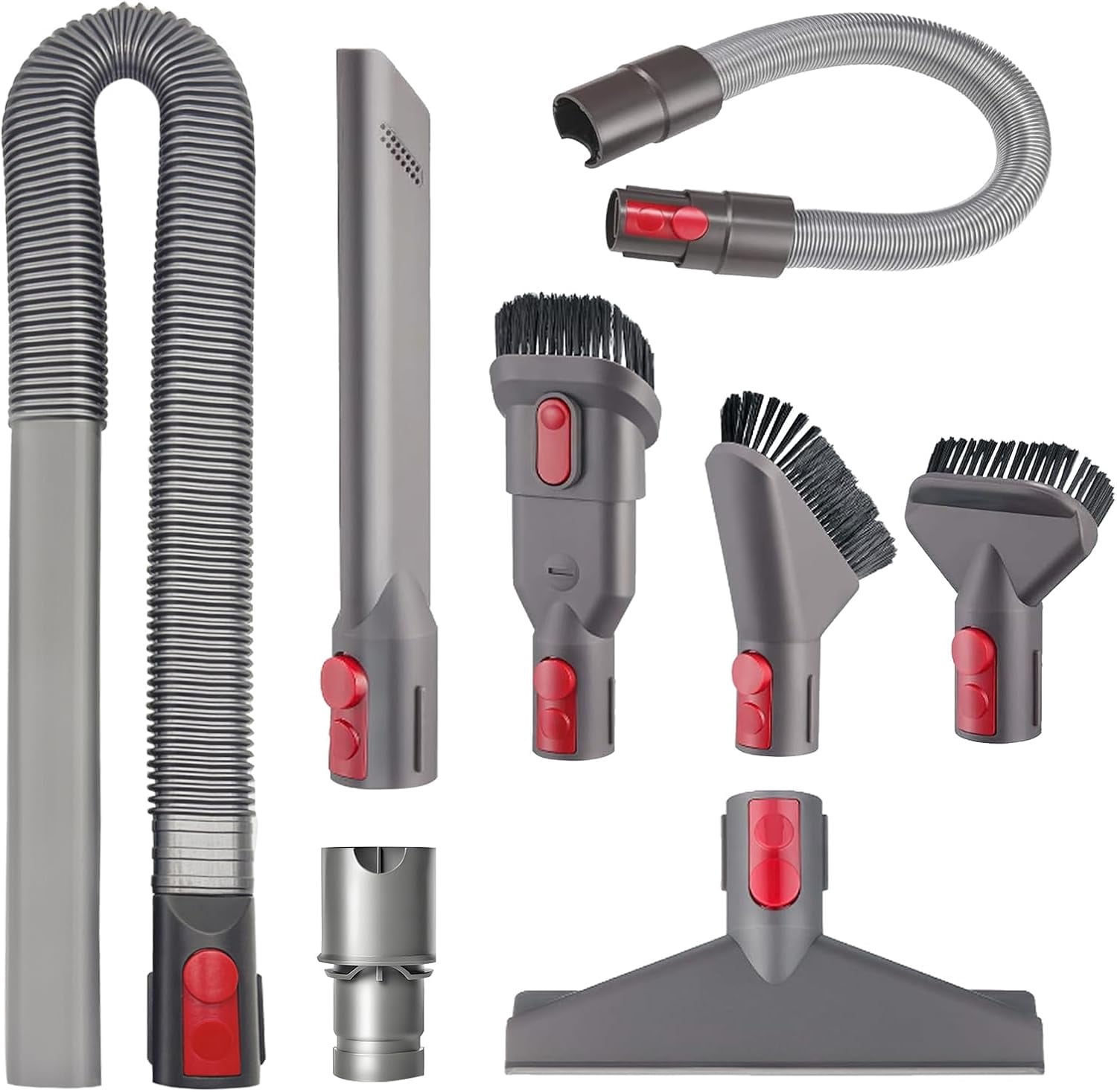for Dy*son Gen5/V15/V12/V8/V11/V10/V7 Dryer Vent Cleaning Kit with Extended Hose, Crevice Tool & Brush Attachments for Lint Removal, Flexible Reach, Cordless Vacuum Accessory