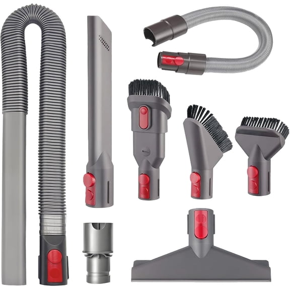 for Dy*son Gen5/V15/V12/V8/V11/V10/V7 Dryer Vent Cleaning Kit with Extended Hose, Crevice Tool & Brush Attachments for Lint Removal, Flexible Reach, Cordless Vacuum Accessory