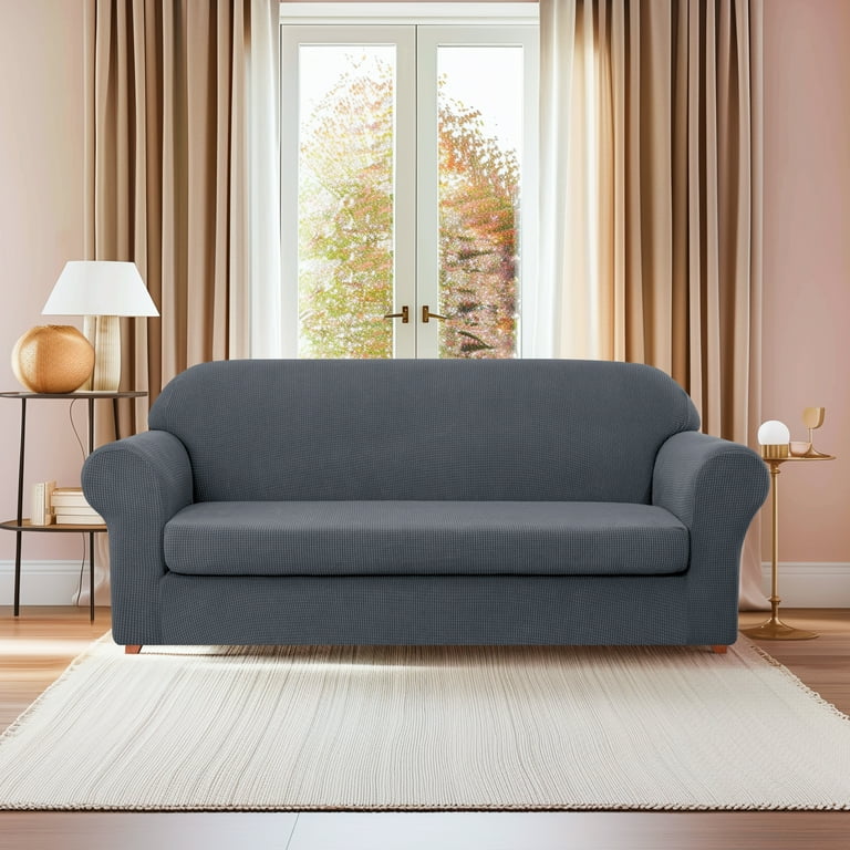 DyFun Traditional Couch Cover Stretch Sofa Slipcover, Jacquard